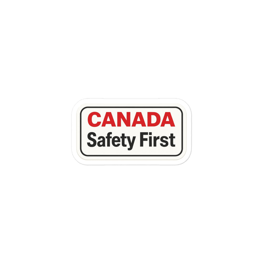 Canada Safety Sticker – El Camino Cotton Company