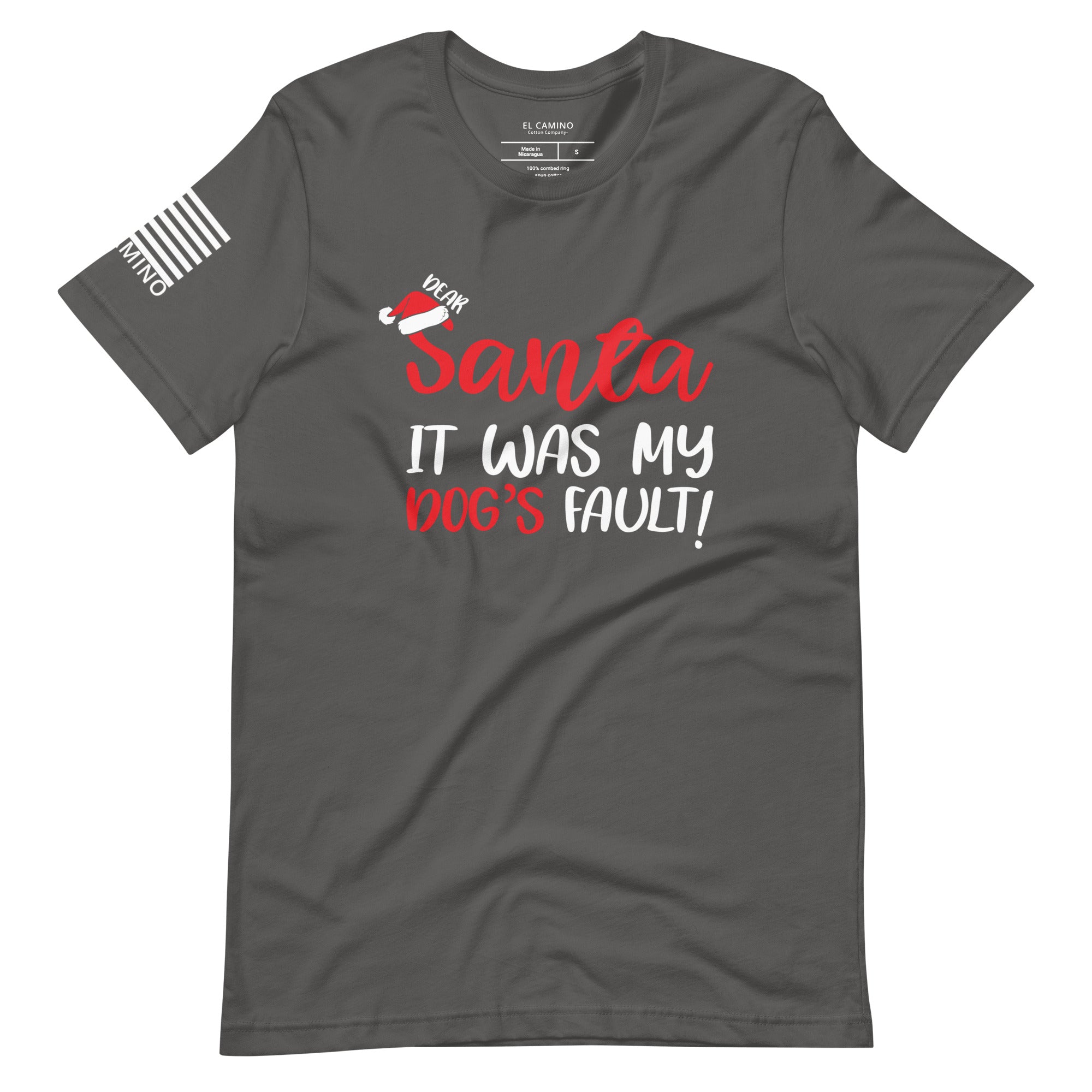 Men's Dog Santa T-Shirt