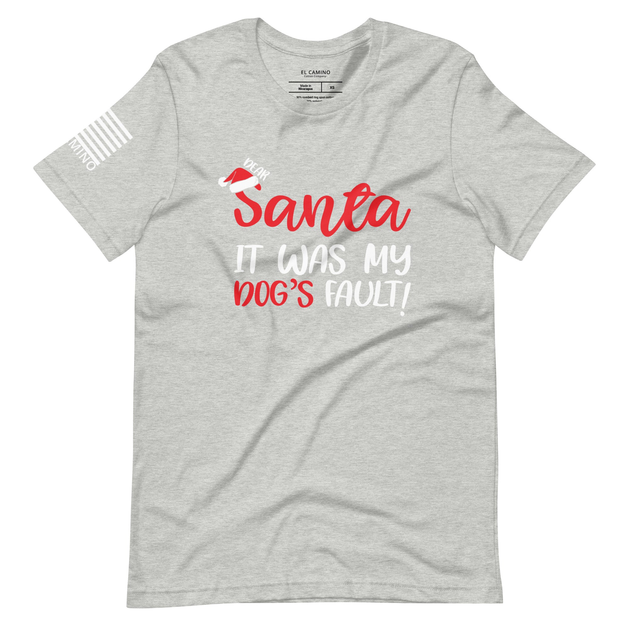 Men's Dog Santa T-Shirt