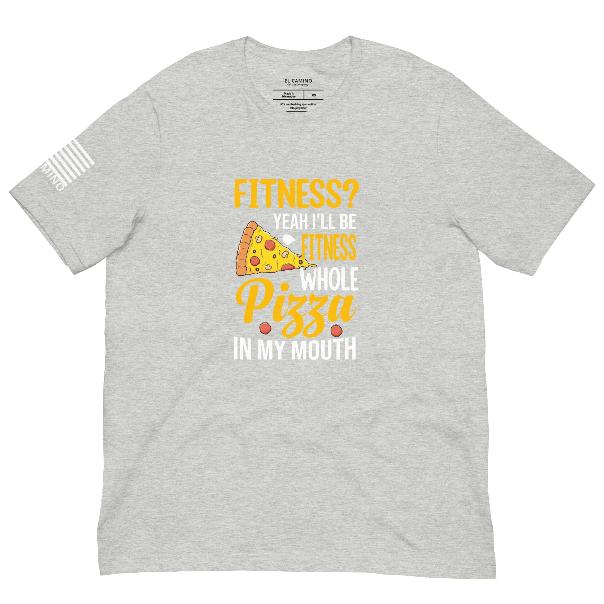 Men's Fitness Pizza T-Shirt