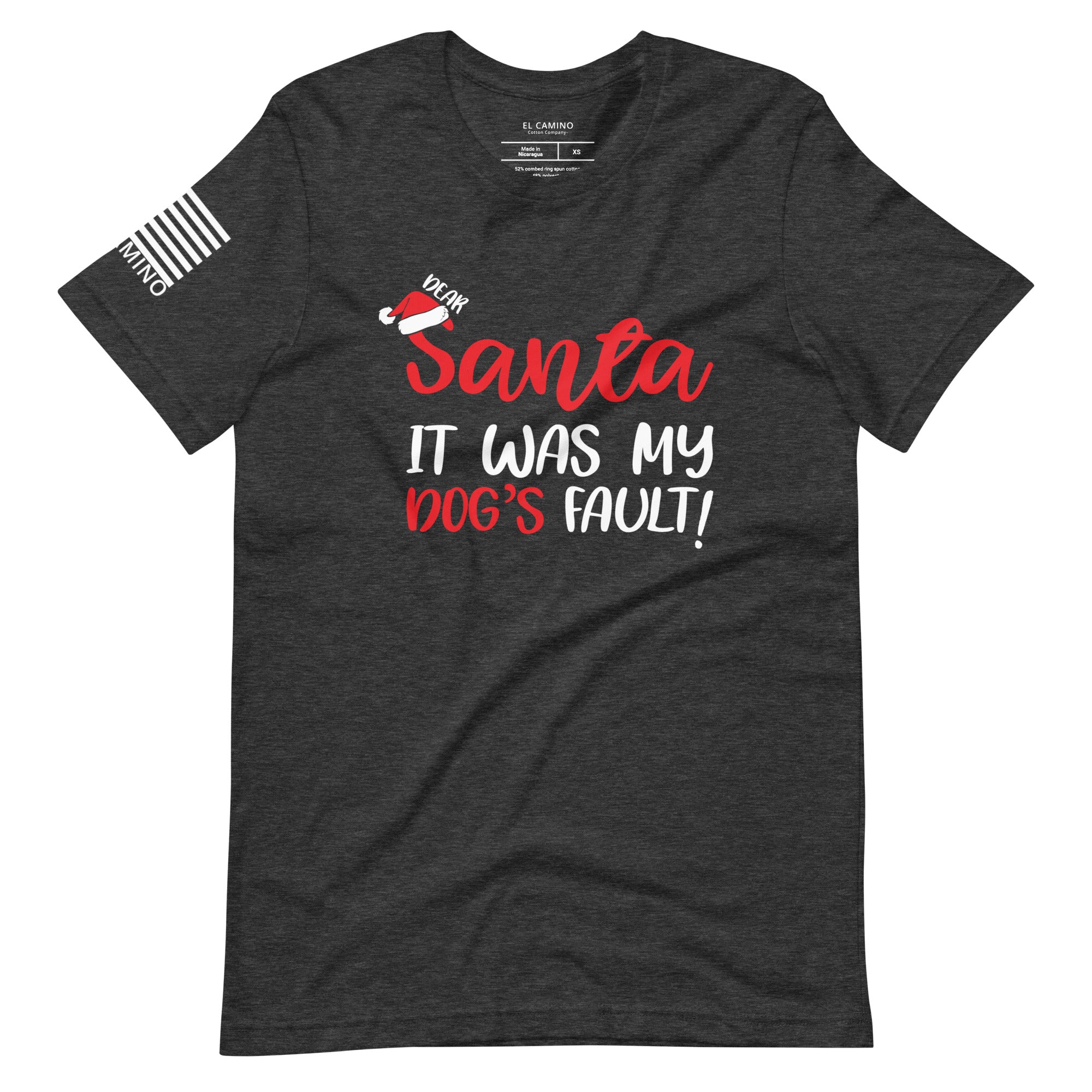 Men's Dog Santa T-Shirt