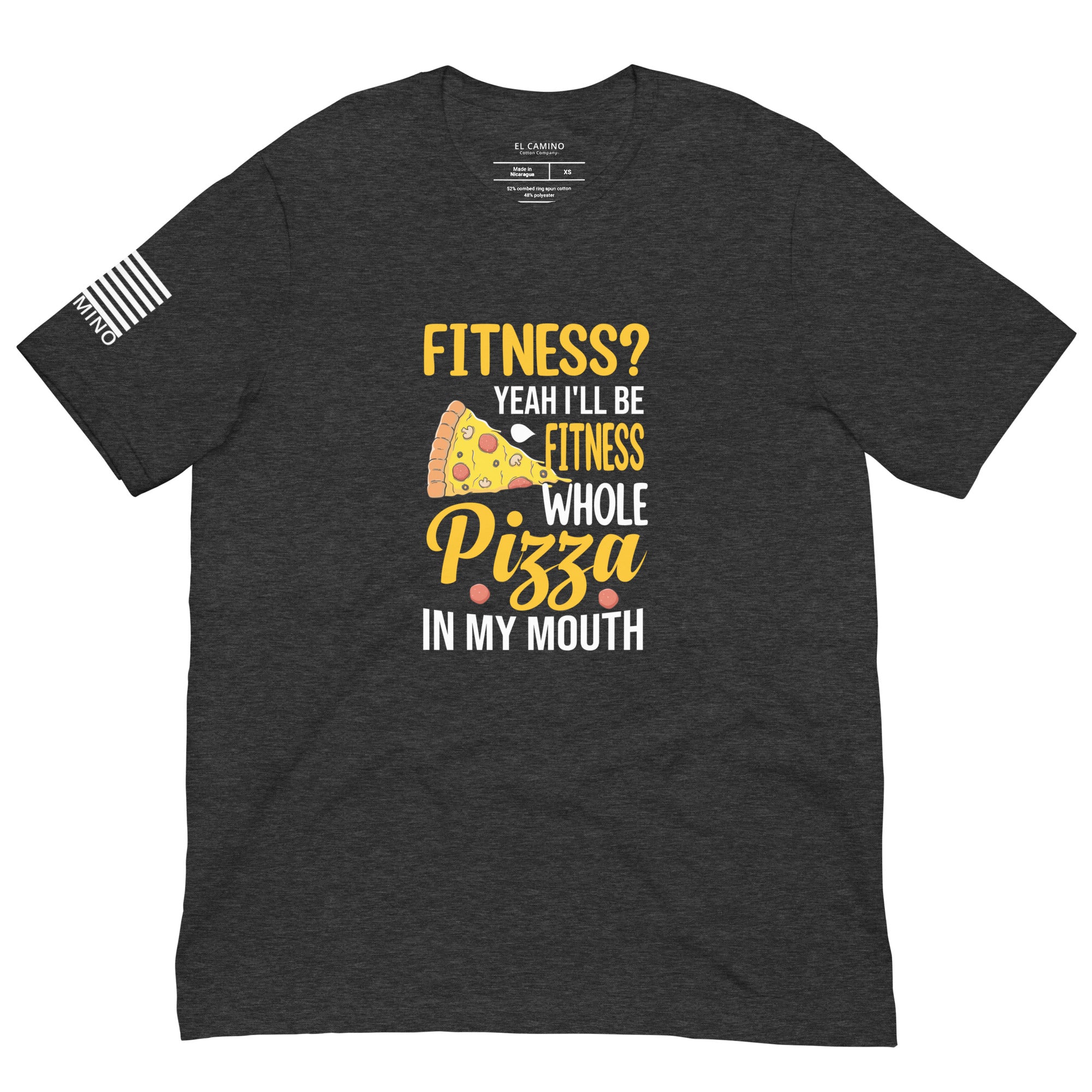 Men's Fitness Pizza T-Shirt
