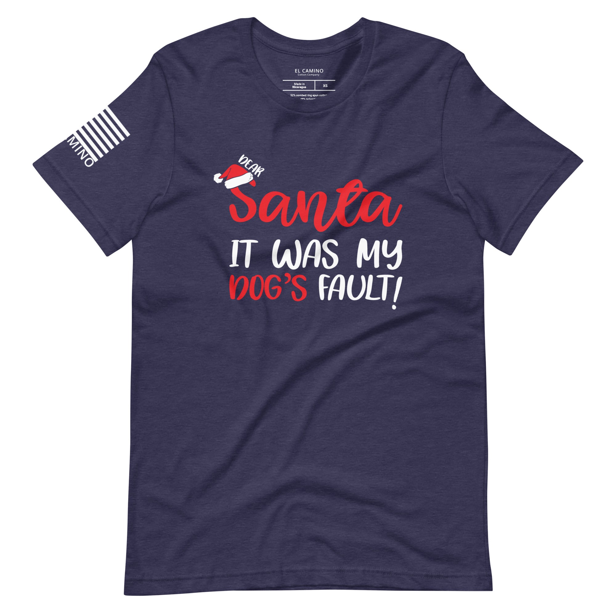 Men's Dog Santa T-Shirt