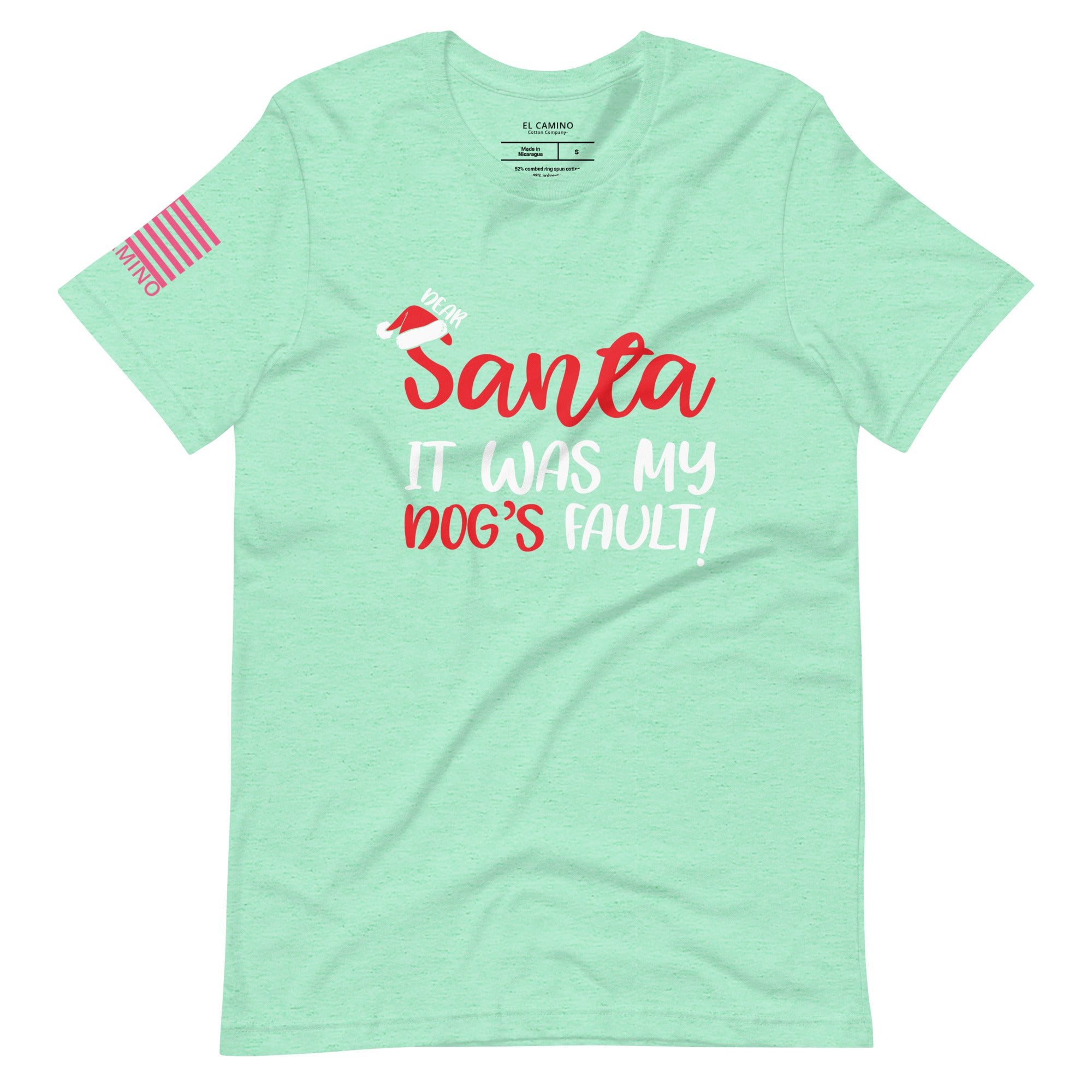 Women's Dog Santa T-Shirt
