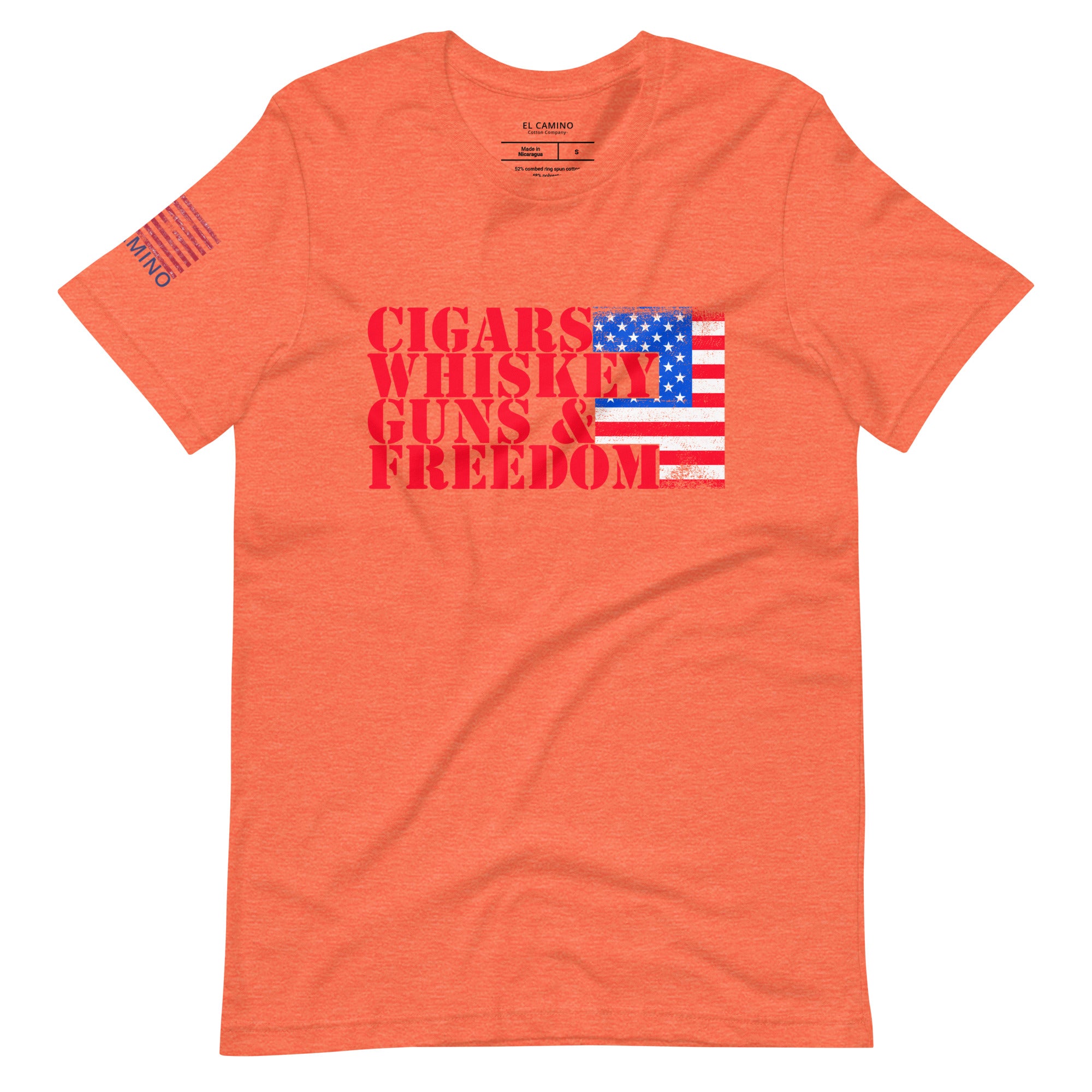 Women's Cigars Whiskey Guns and Freedom T-Shirt