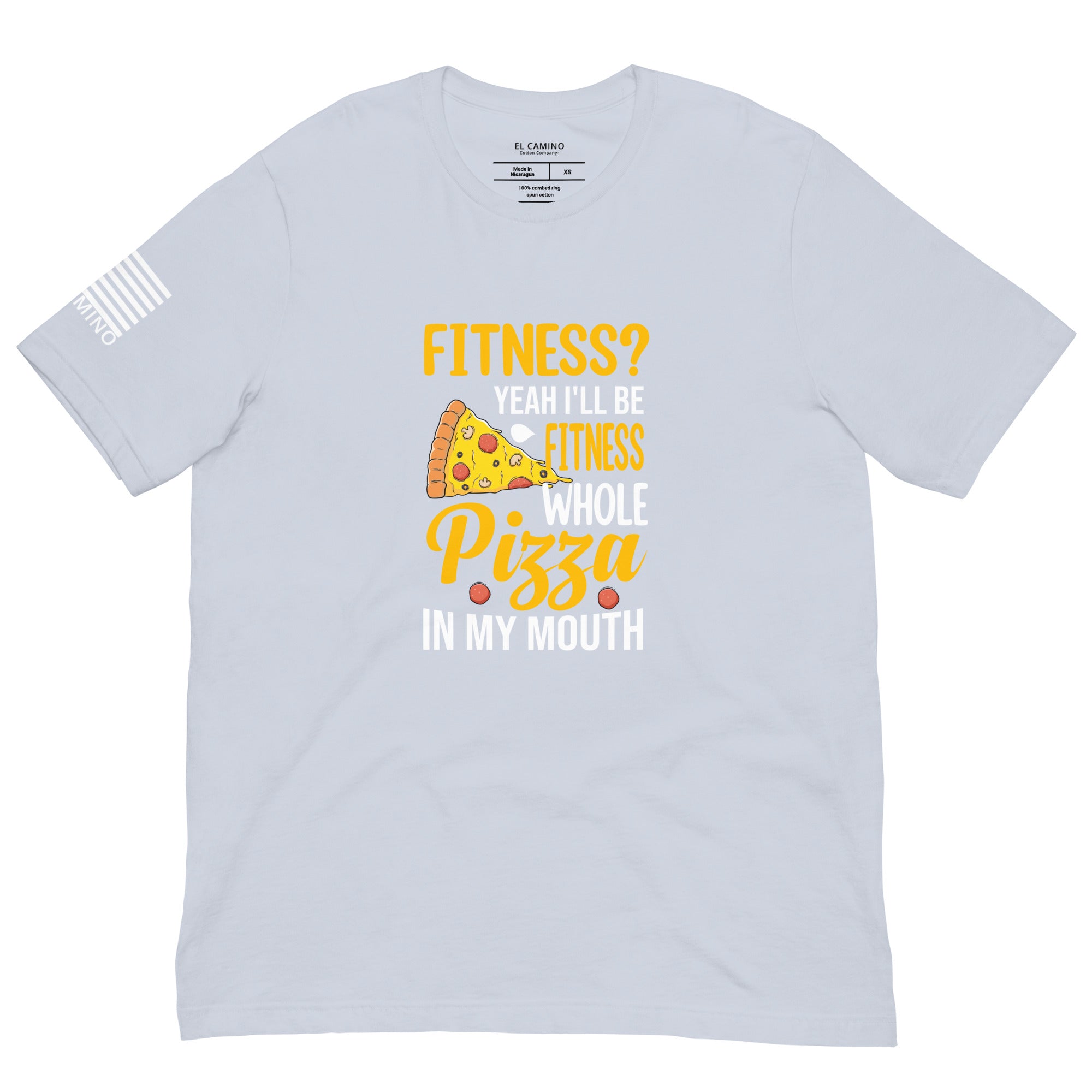 Men's Fitness Pizza T-Shirt