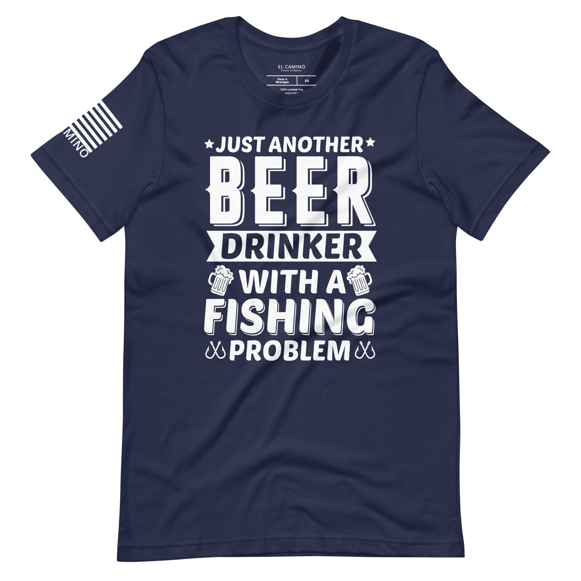 Men's Beer Drinker Fishing T-Shirt