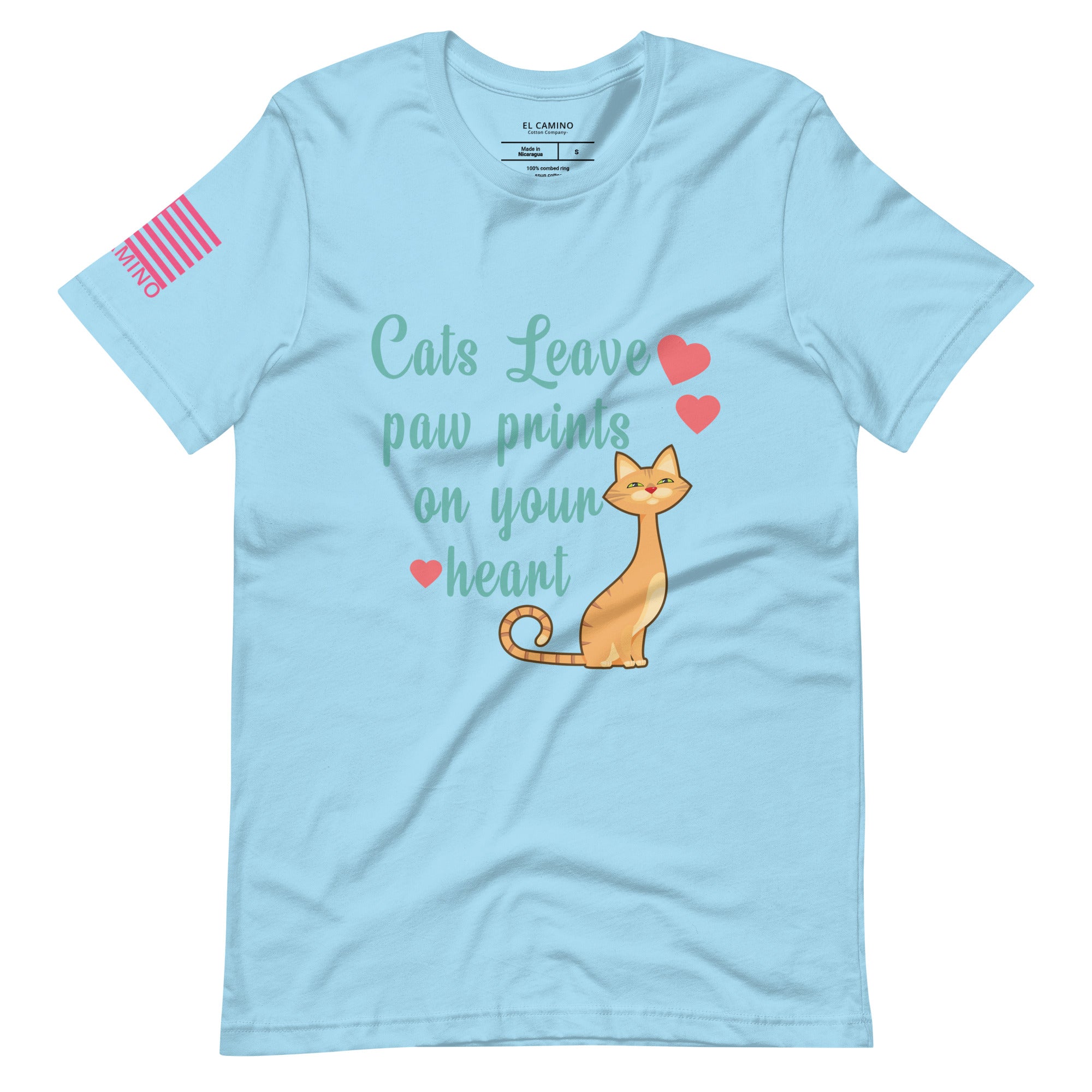 Women's Cat Paw Prints T-Shirt