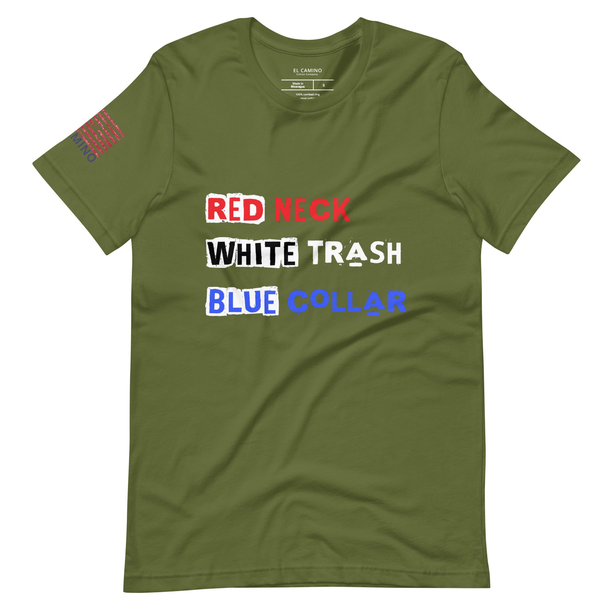 Men's Redneck White Trash Blue Collar T-Shirt