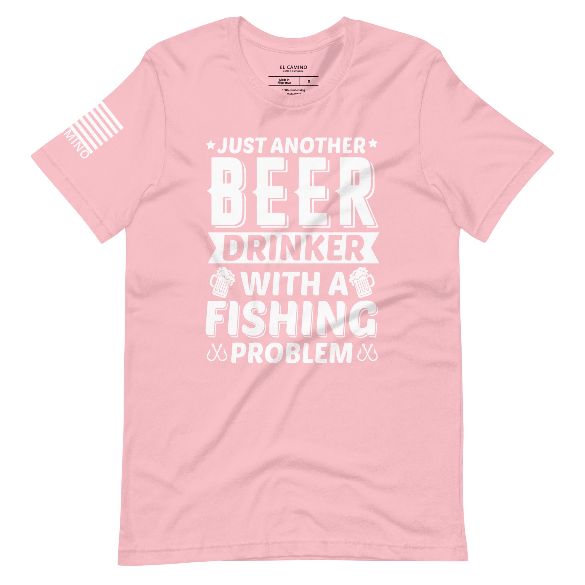 Men's Beer Drinker Fishing T-Shirt