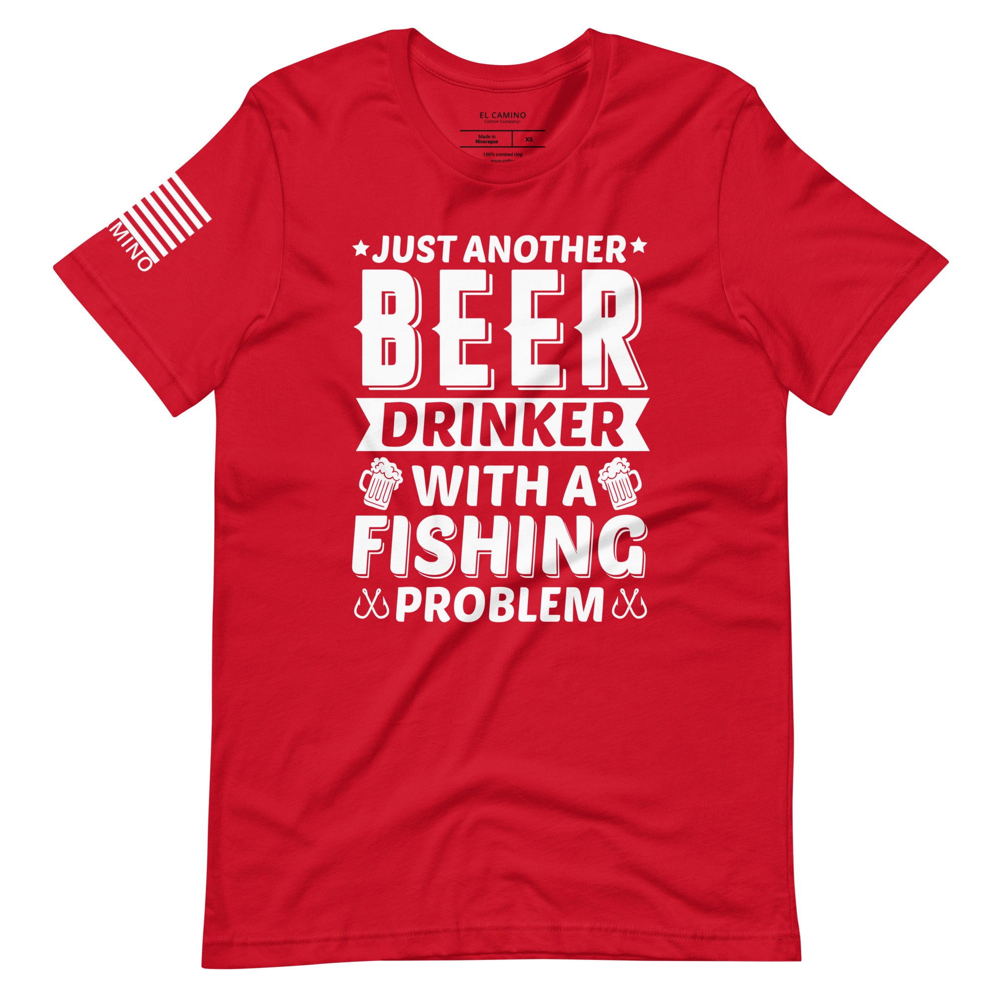 Men's Beer Drinker Fishing T-Shirt