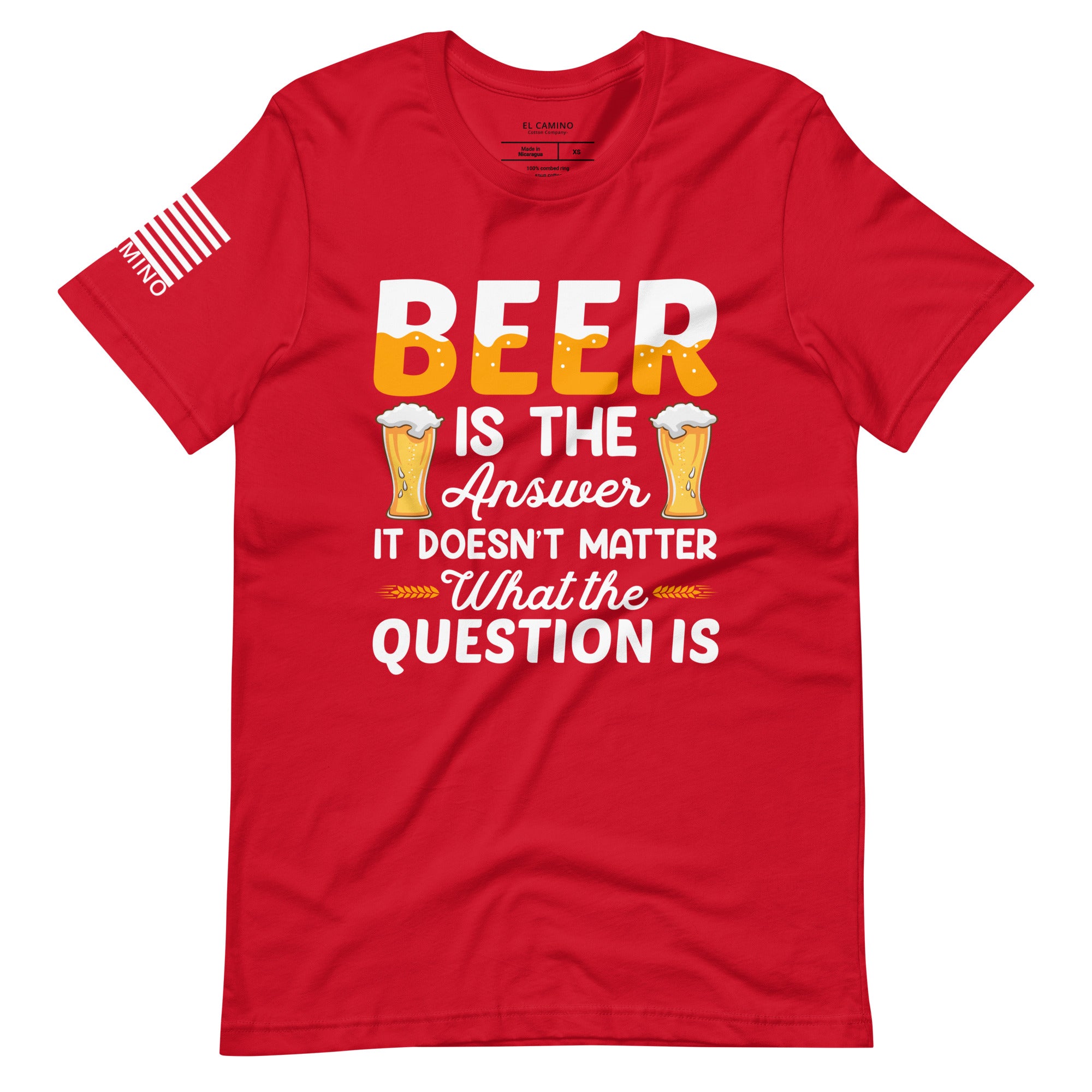 Men's Beer Is The Answer T-Shirt