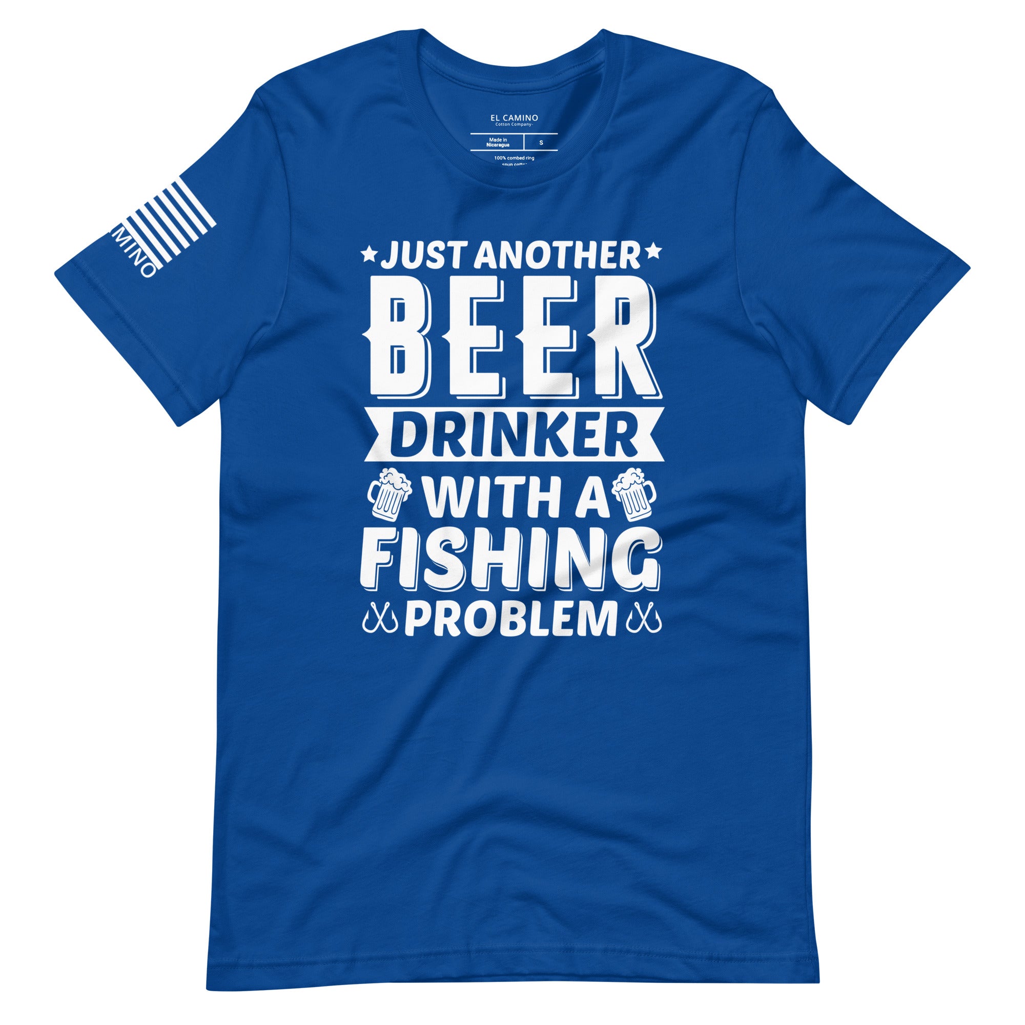 Men's Beer Drinker Fishing T-Shirt