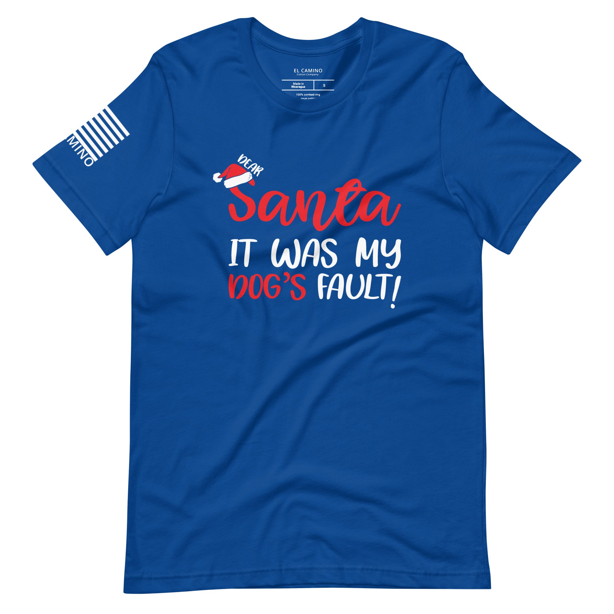 Men's Dog Santa T-Shirt