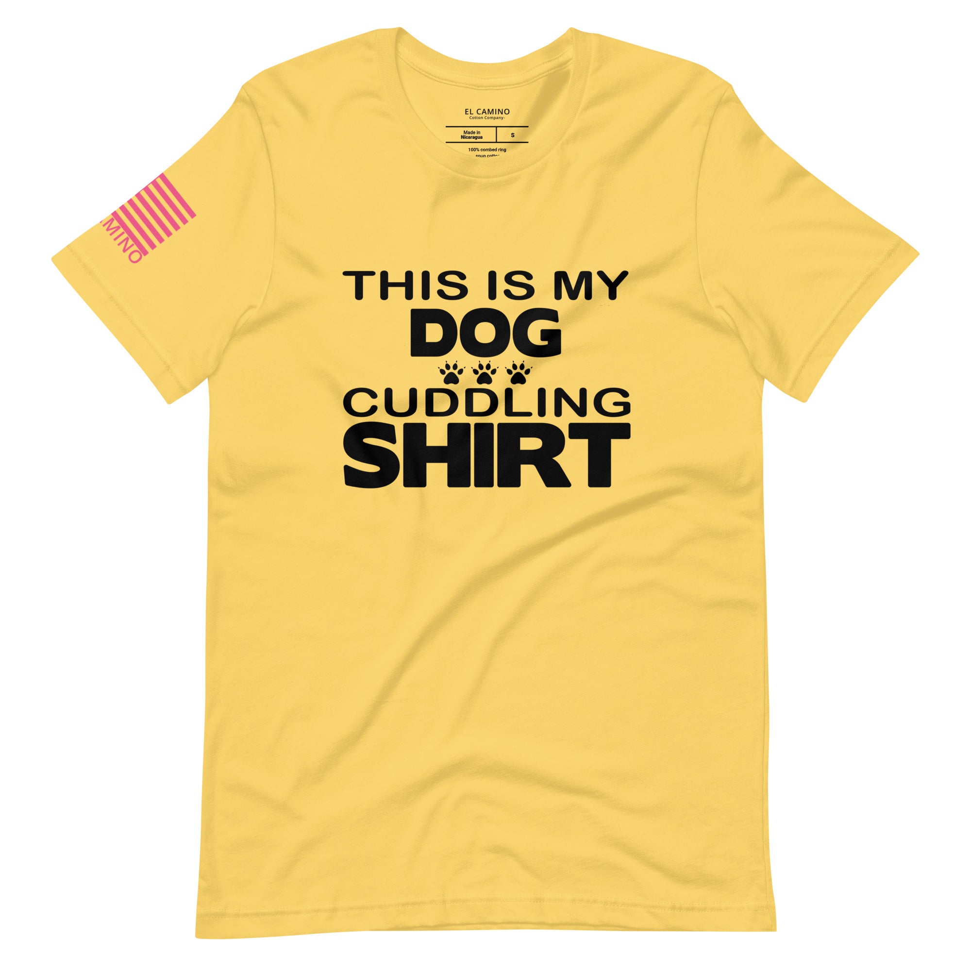 Women's Dog Cuddling T-Shirt