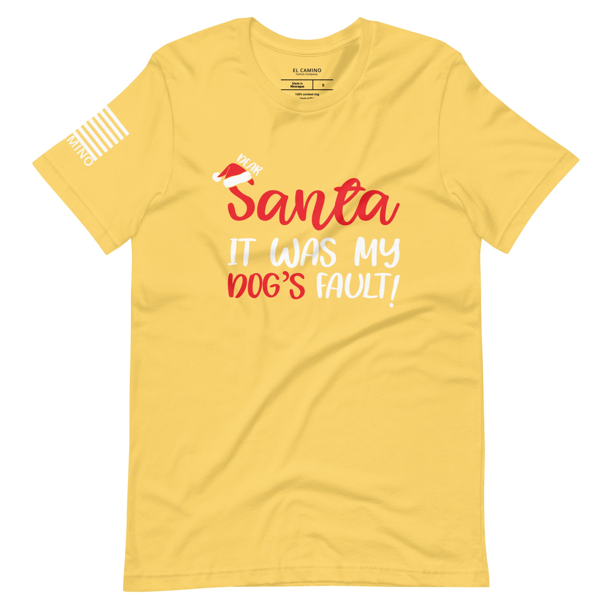 Men's Dog Santa T-Shirt