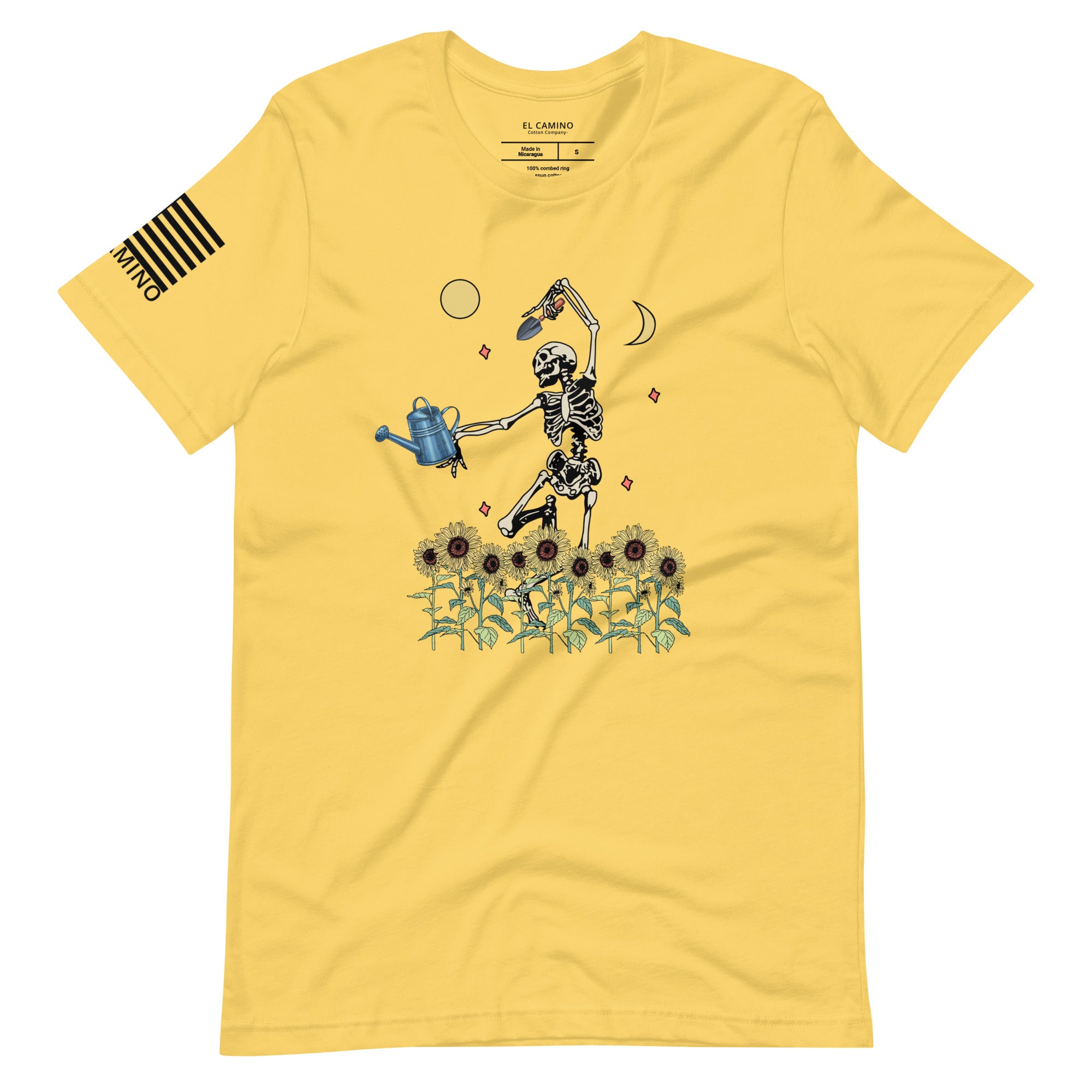 Women's Sunflower Skeleton T-Shirt