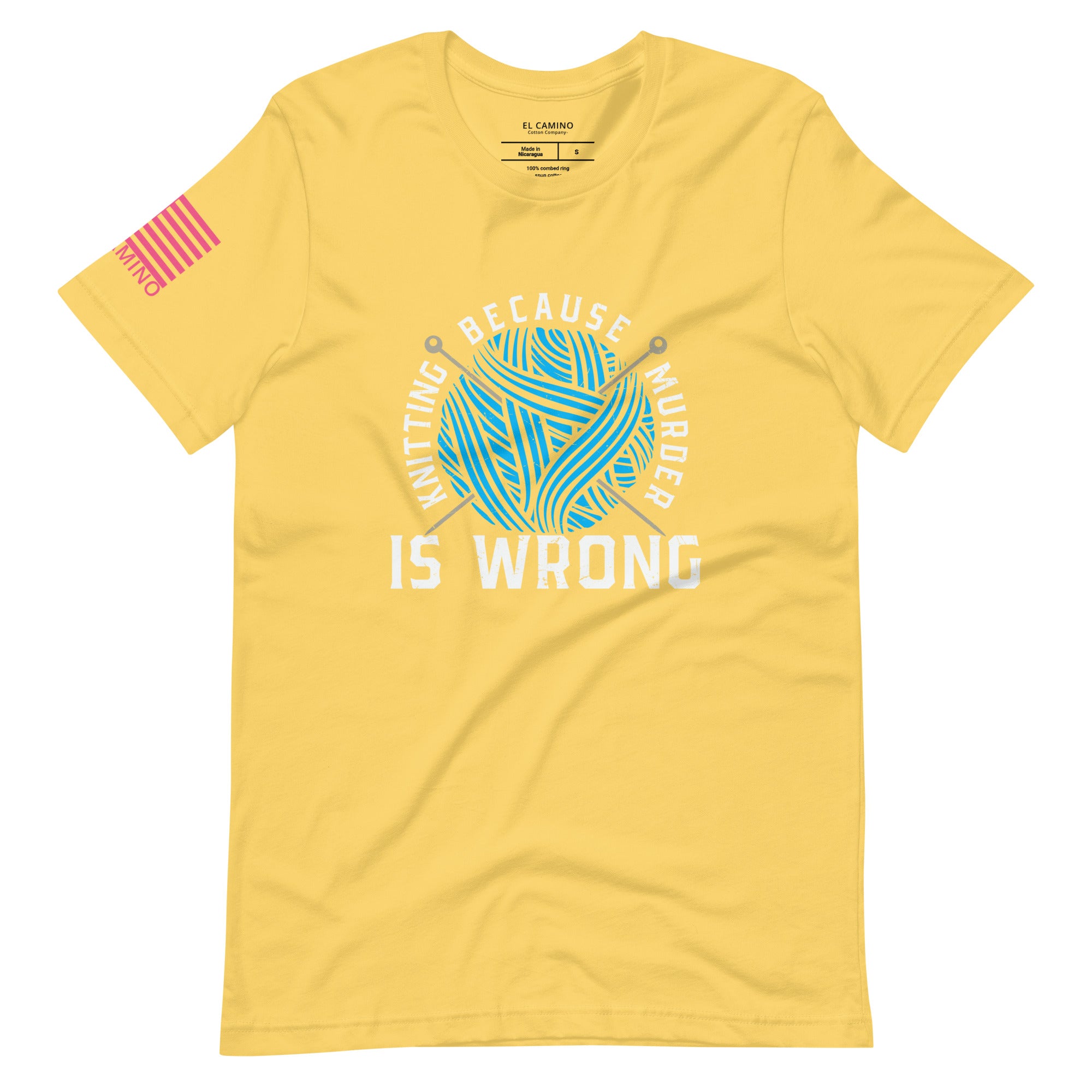 Women's I Knit Because Murder Is Wrong T-Shirt