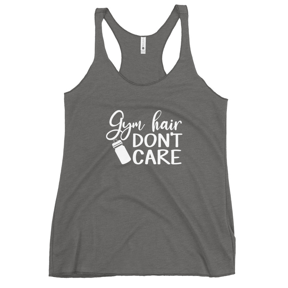Women's Gym Hair Racerback Tank