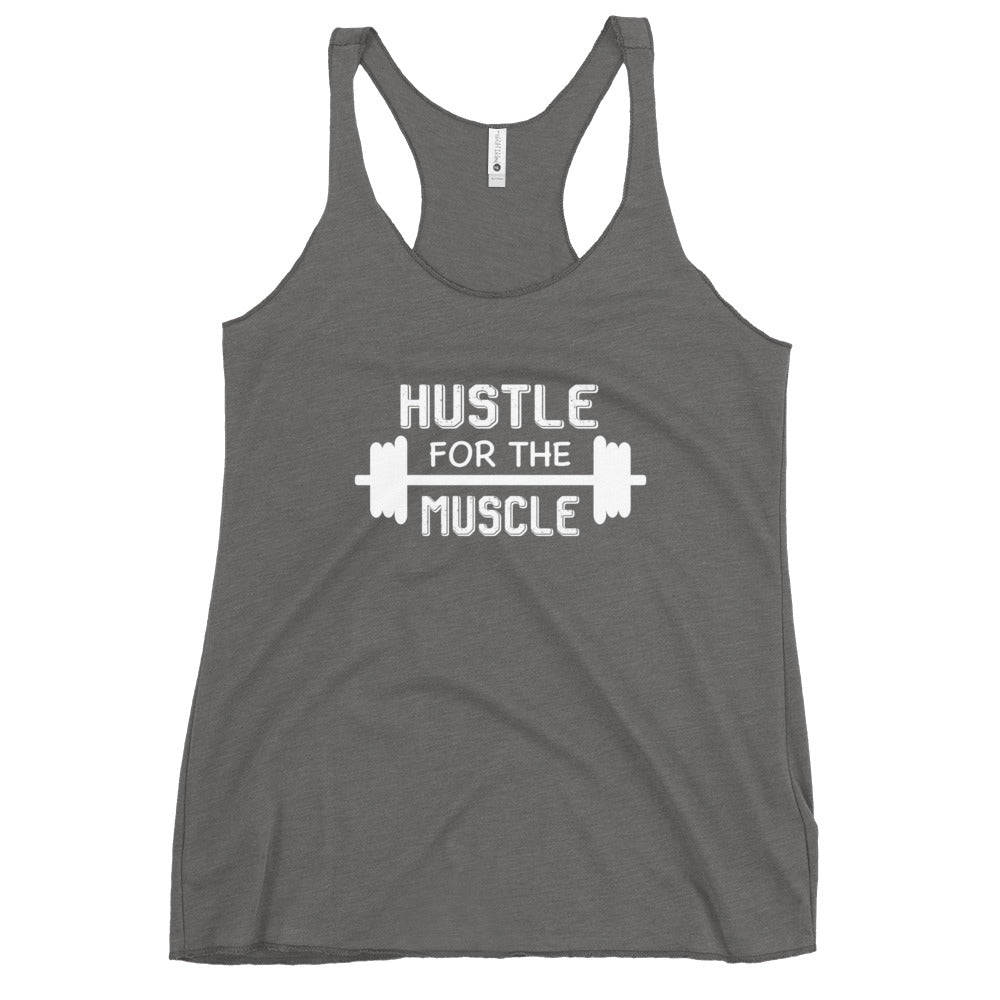 Women's Hustle Muscle Racerback Tank