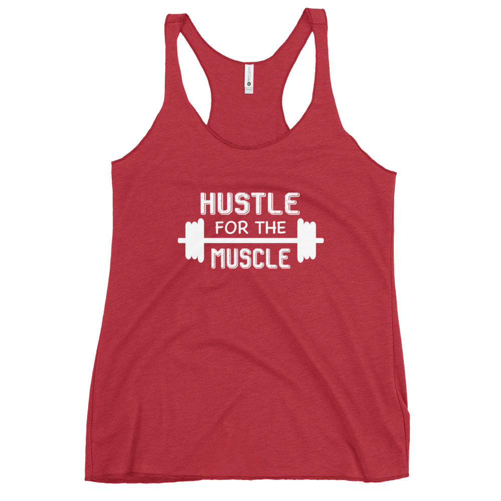 Women's Hustle Muscle Racerback Tank