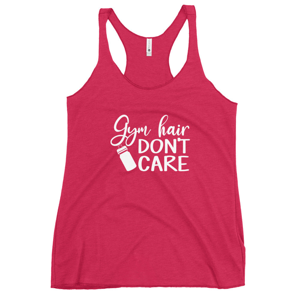 Women's Gym Hair Racerback Tank