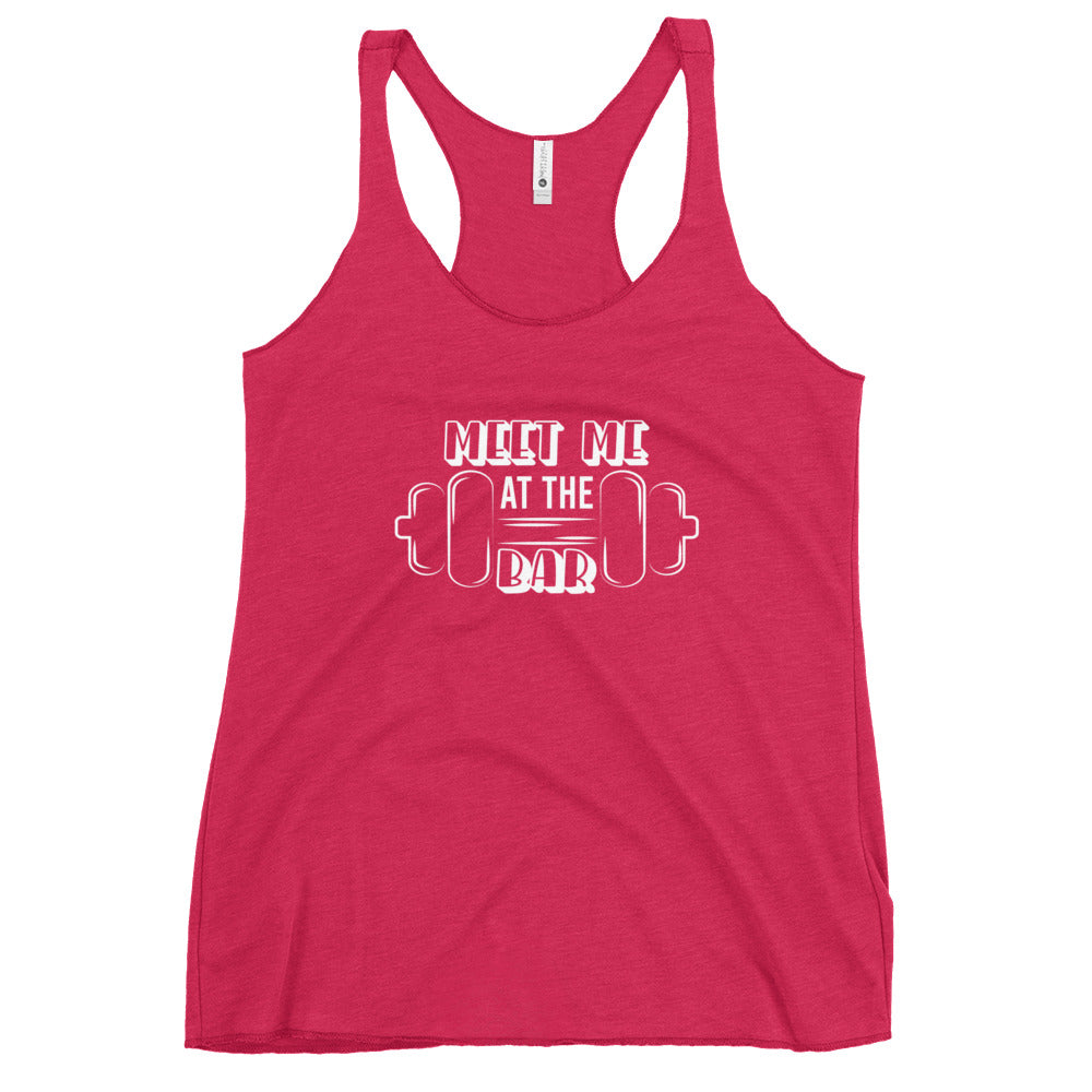 Women's Meet At The Bar Racerback Tank