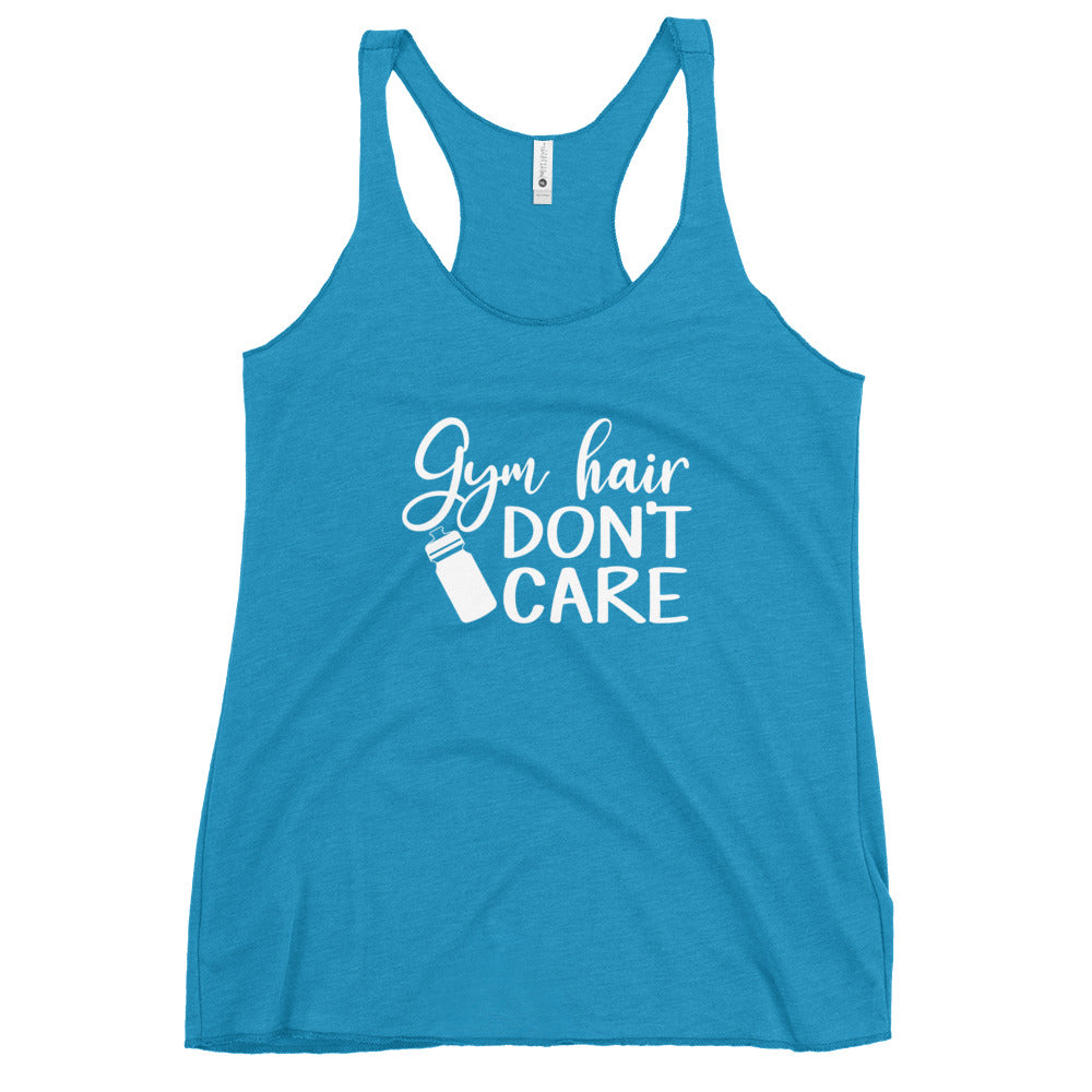 Women's Gym Hair Racerback Tank