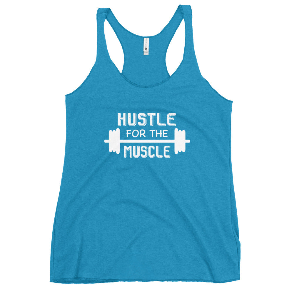 Women's Hustle Muscle Racerback Tank