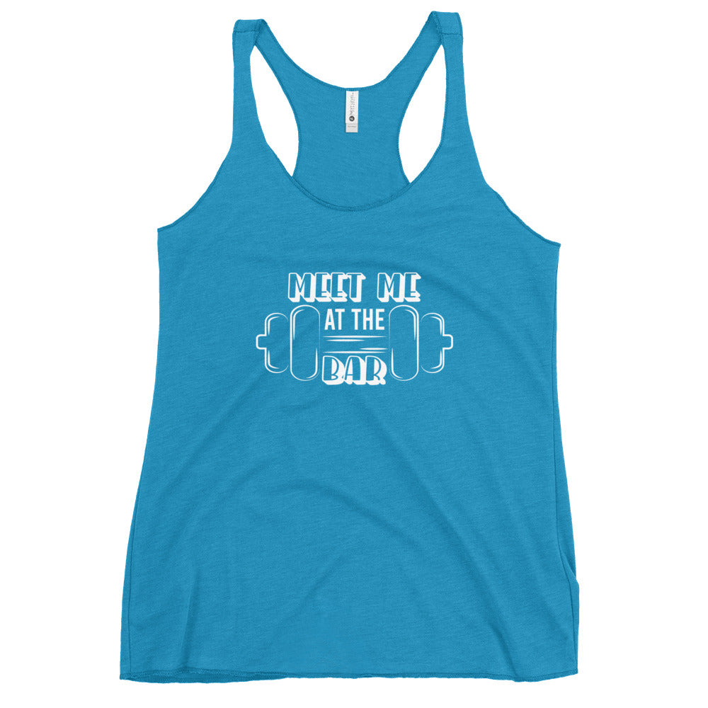 Women's Meet At The Bar Racerback Tank
