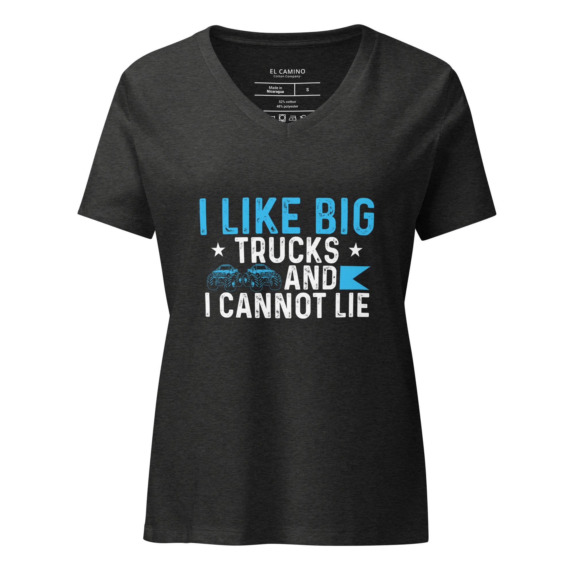 Women’s I Like Big Trucks V-Neck T-Shirt