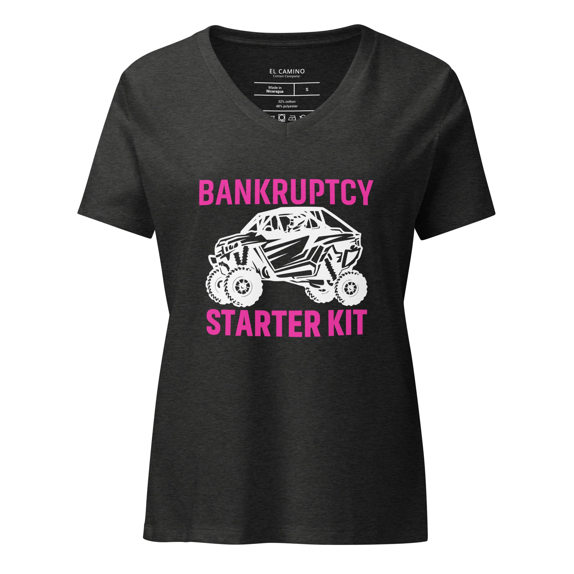 Women’s Bankruptcy Starter Kit V-Neck T-Shirt