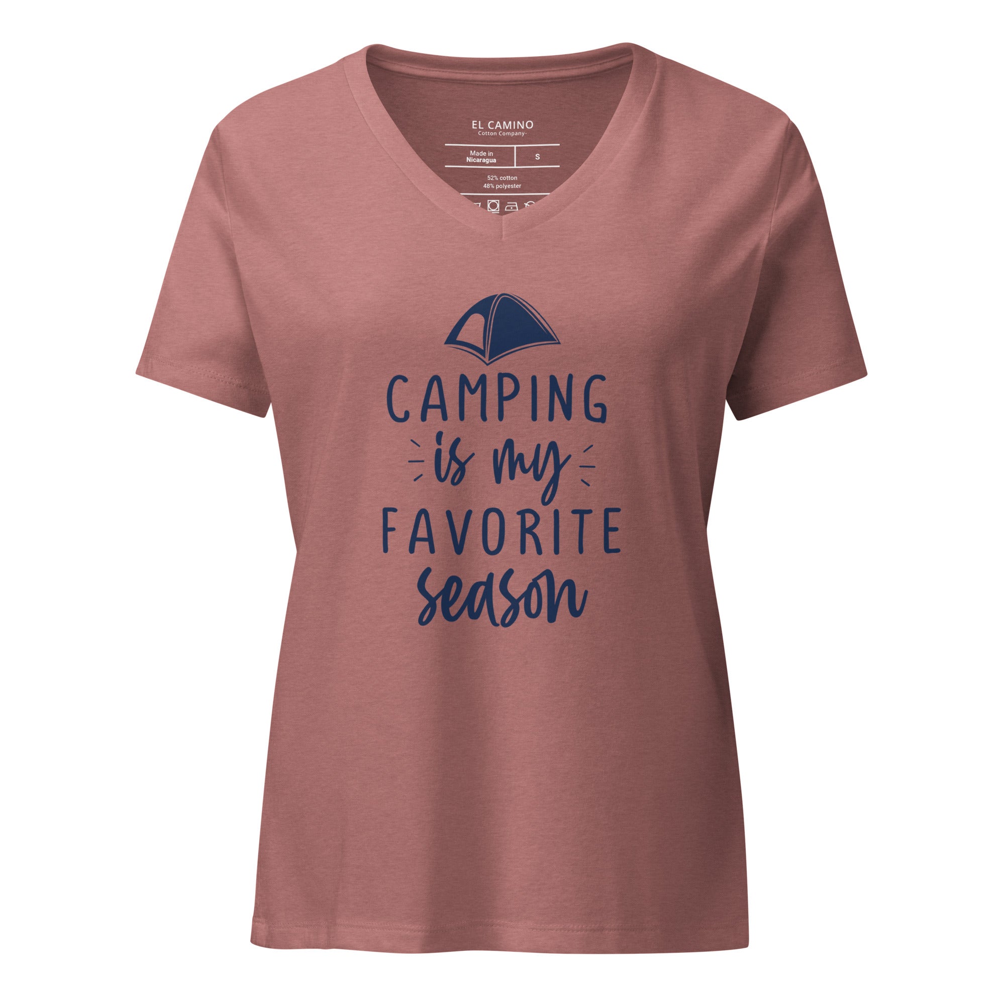 Women’s Camping Season V-Neck T-Shirt