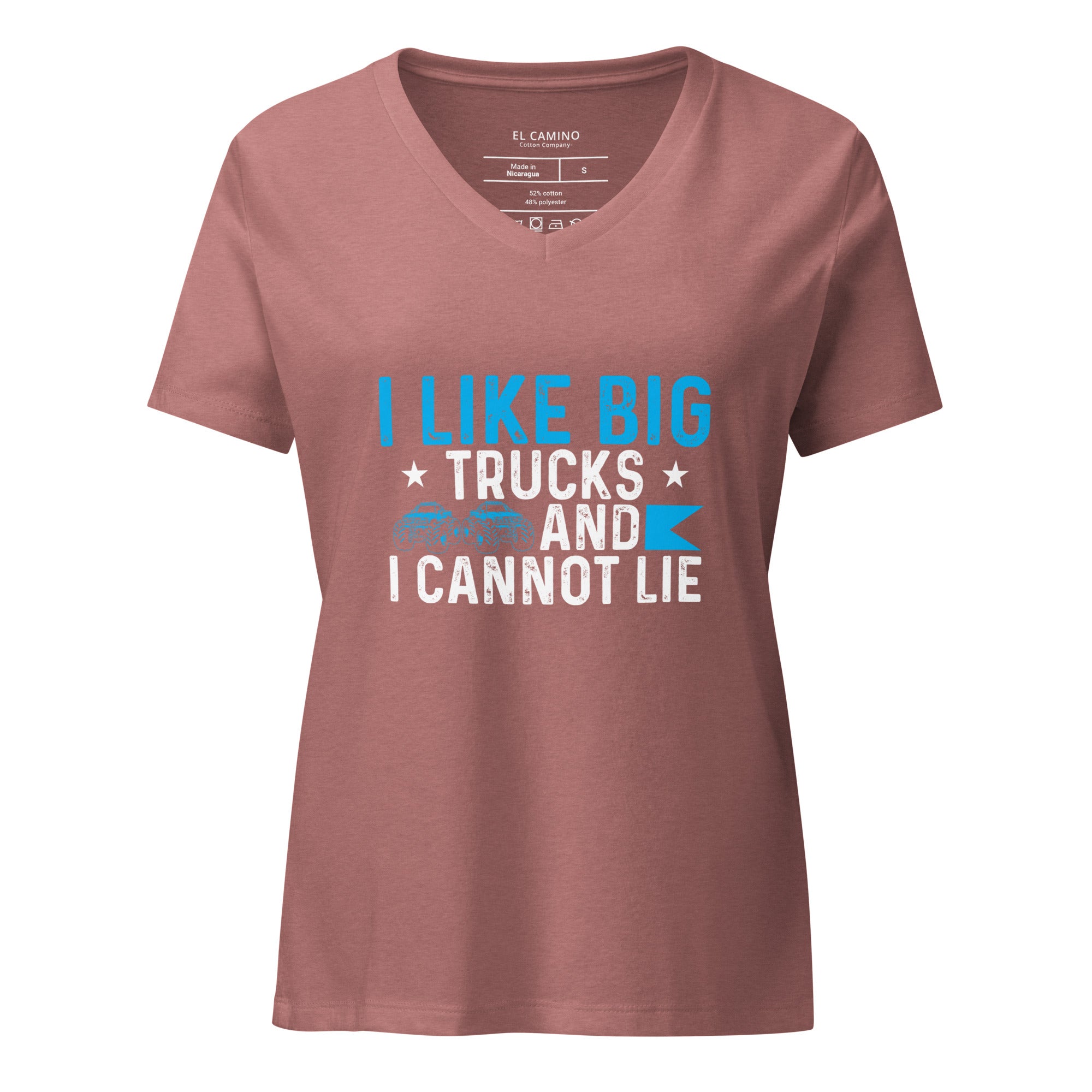 Women’s I Like Big Trucks V-Neck T-Shirt