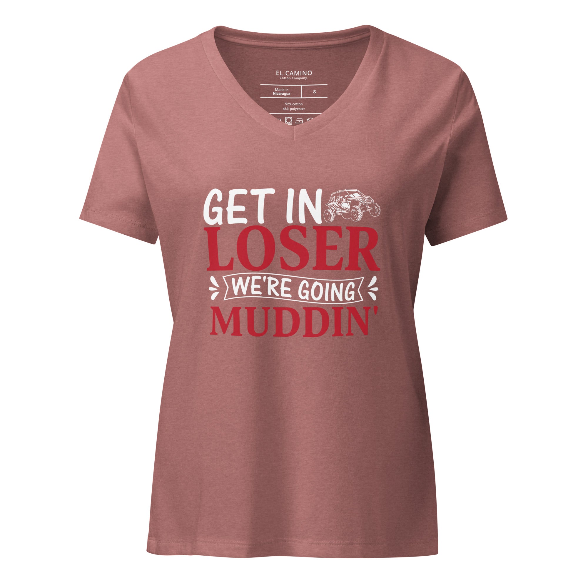 Women’s Get In Loser V-Neck T-Shirt