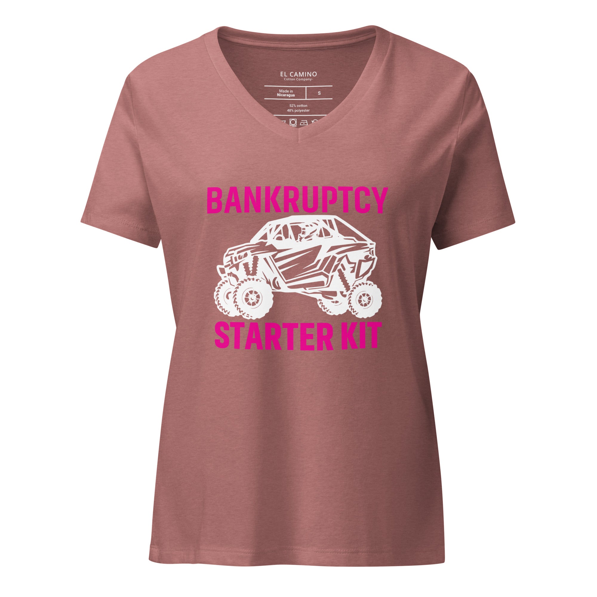 Women’s Bankruptcy Starter Kit V-Neck T-Shirt