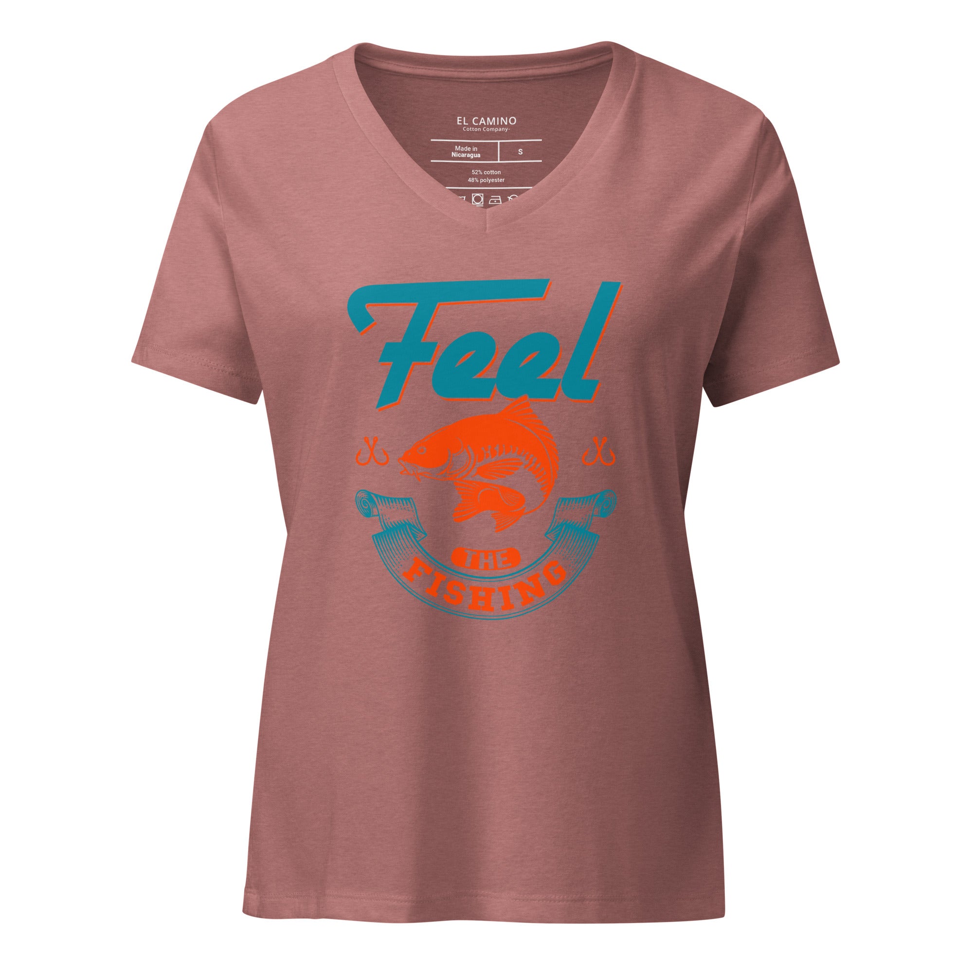 Women’s Feel The Fishing V-Neck T-Shirt