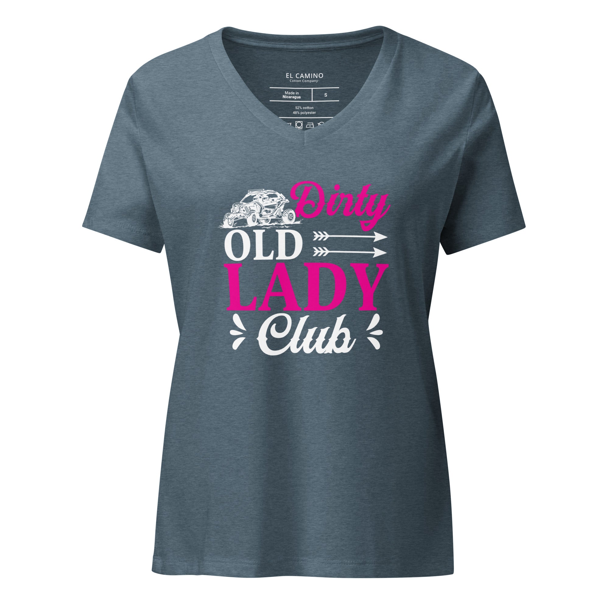 Women’s Dirty Old Lady Club V-Neck T-Shirt
