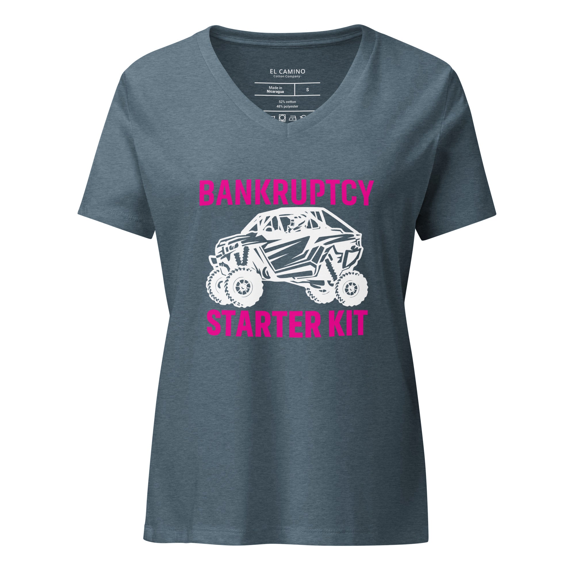 Women’s Bankruptcy Starter Kit V-Neck T-Shirt