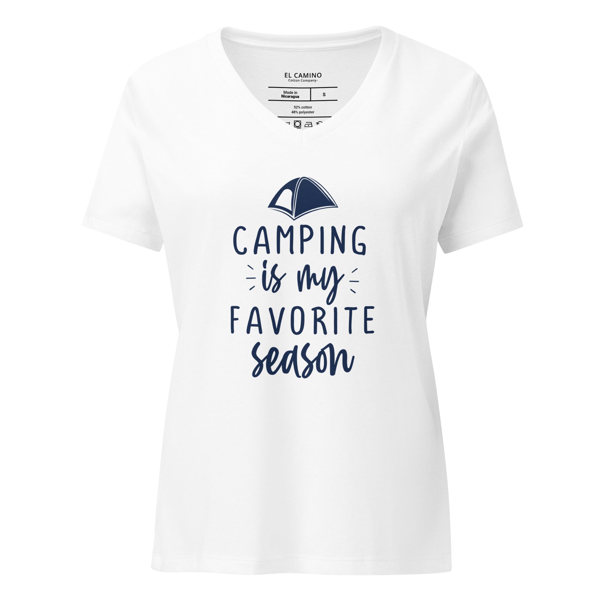 Women’s Camping Season V-Neck T-Shirt