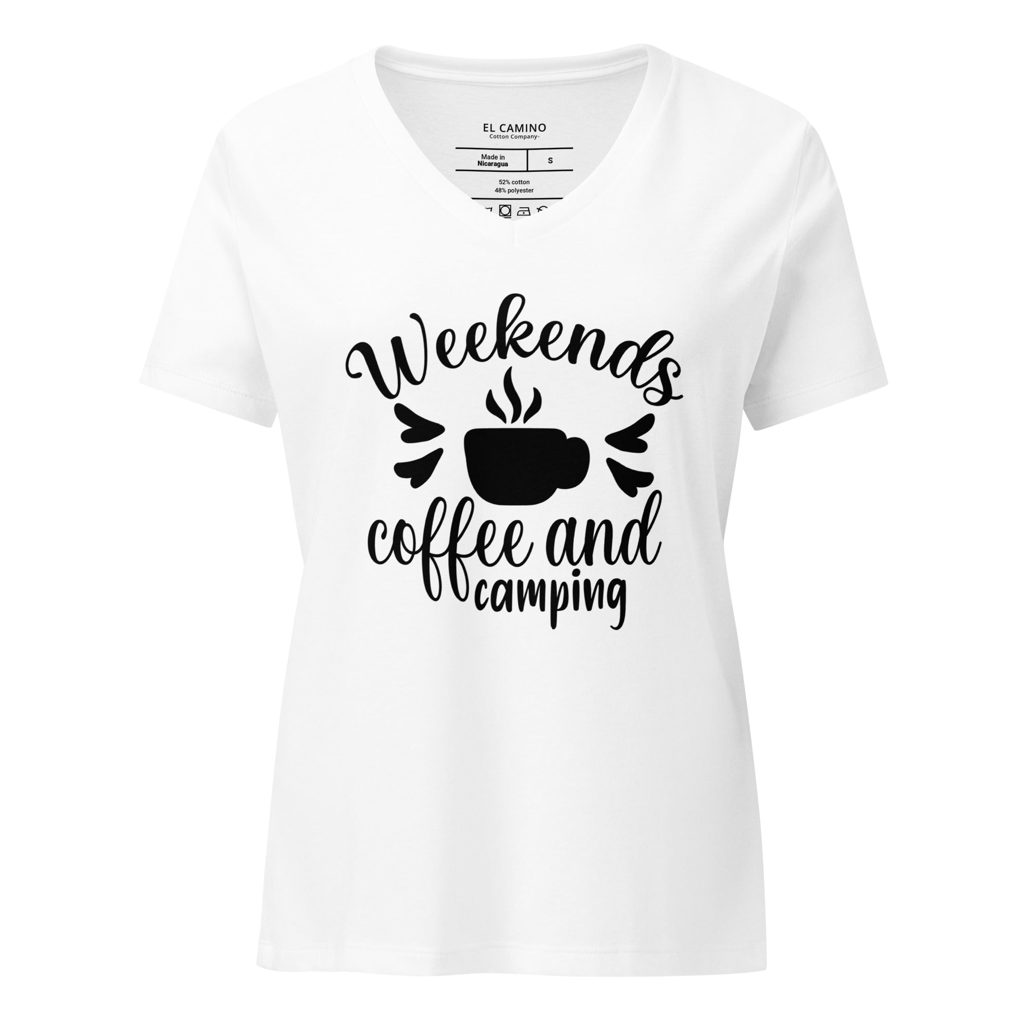 Women’s Weekend and Coffee V-Neck T-shirt