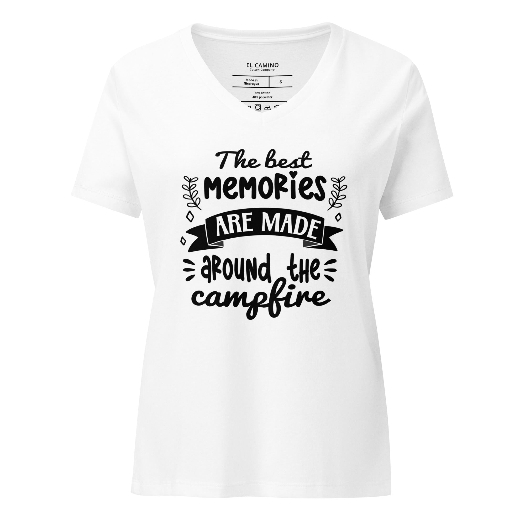 Women’s Around The Campfire V-Neck T-shirt