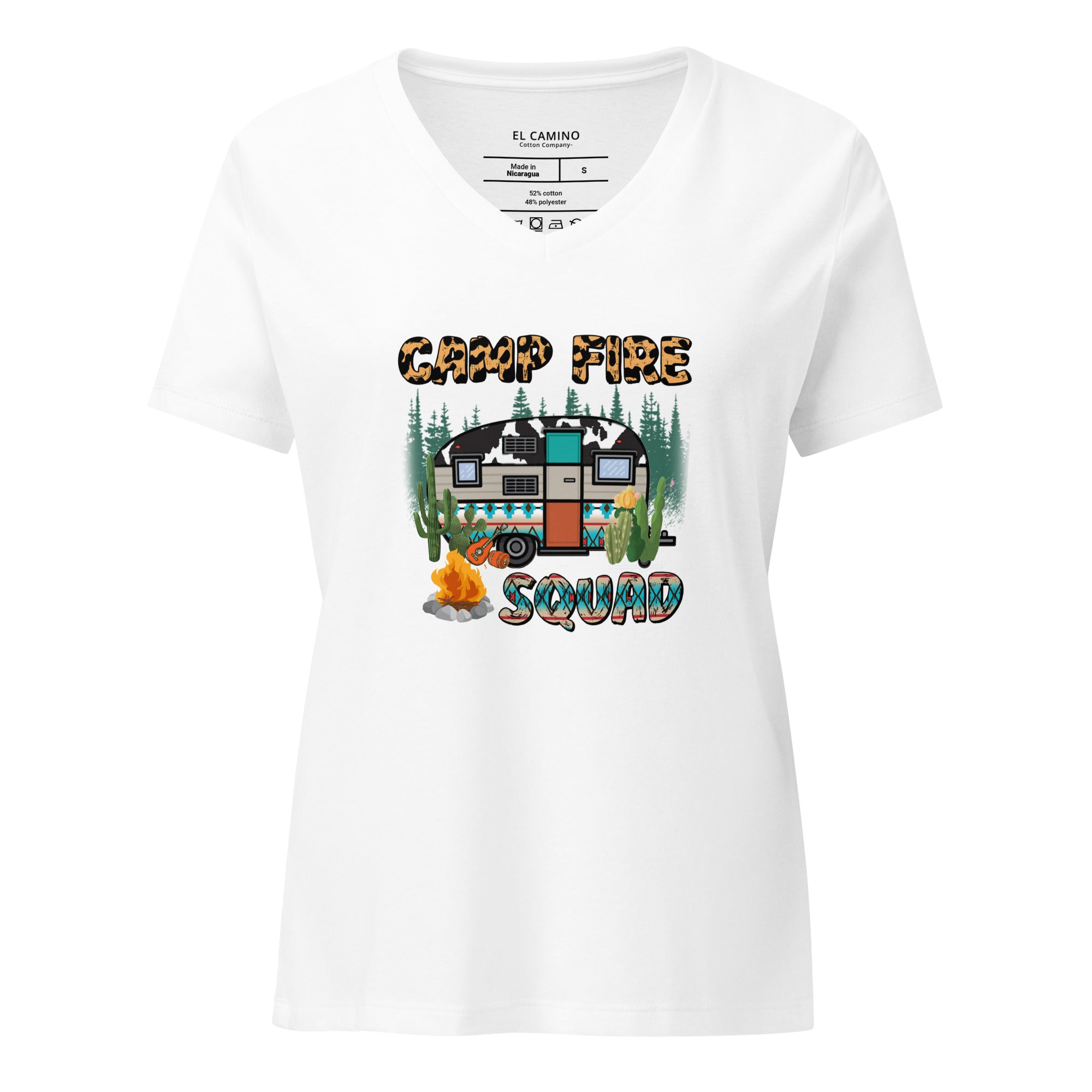 Women’s Camp Fire Squad V-Neck T-Shirt
