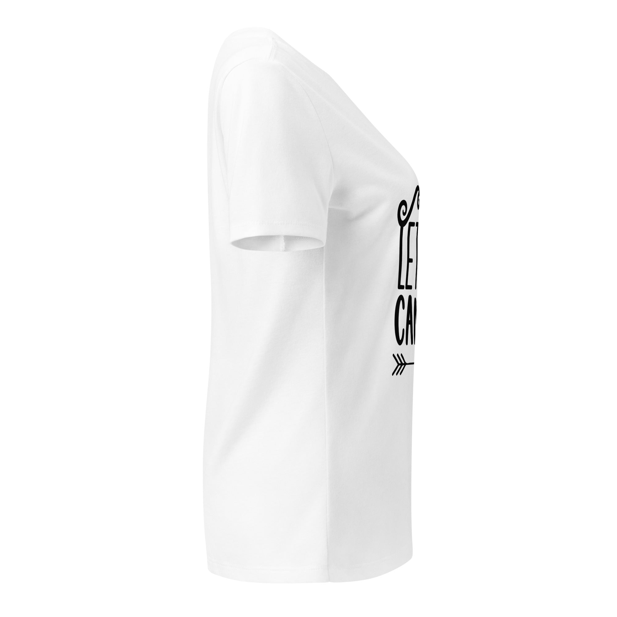 Women’s Let's Go Camping V-Neck T-Shirt