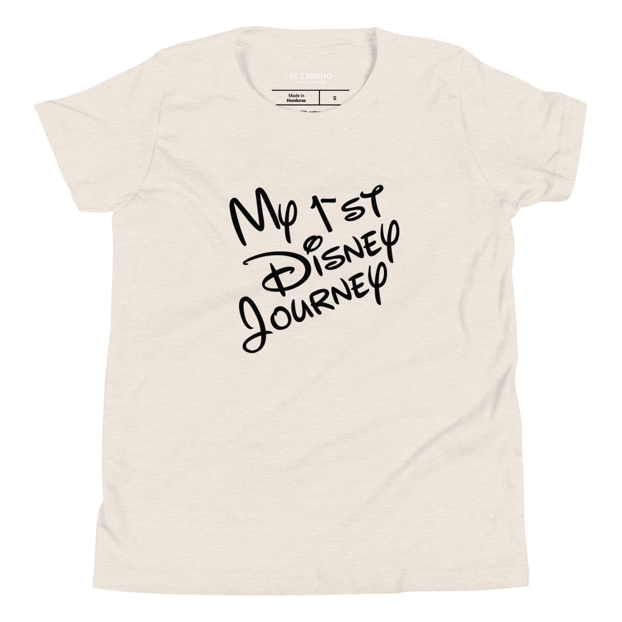 Girl's First Disney Journey T-Shirt (Black Logo)