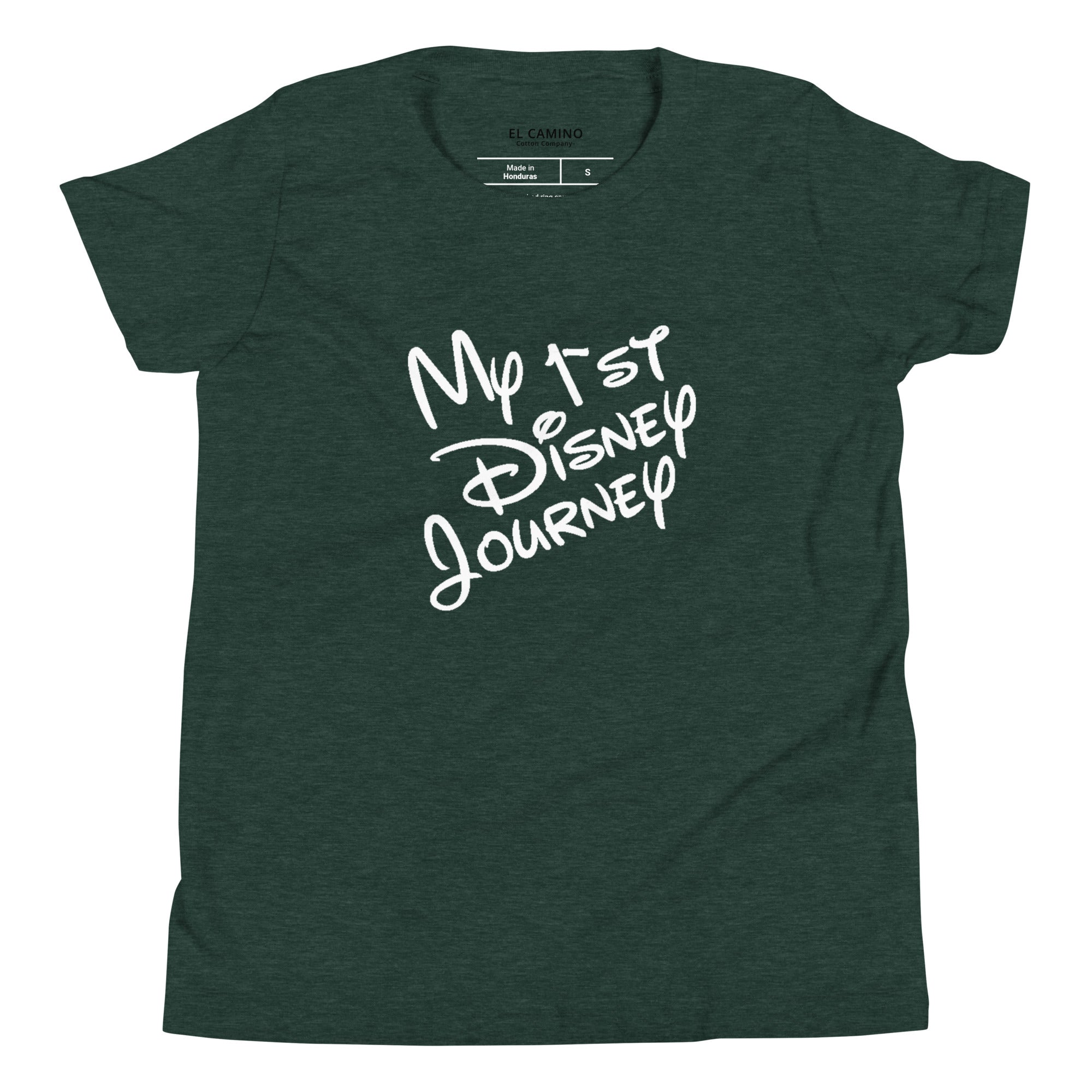 Girl's First Disney Journey T-Shirt (White Logo)