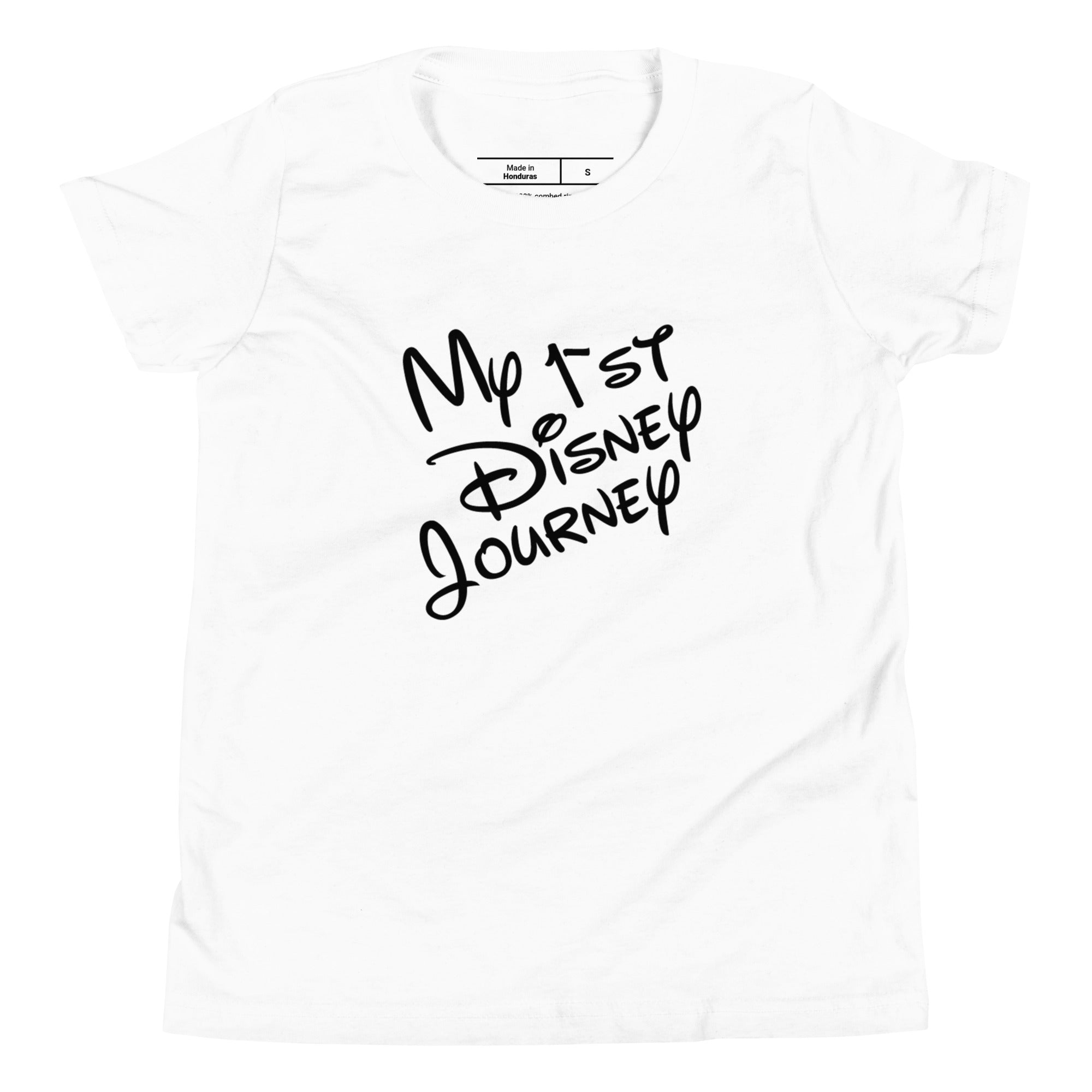 Girl's First Disney Journey T-Shirt (Black Logo)